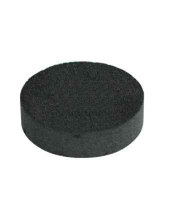 Black round replacement filter for portable pet water bottle from Petra store