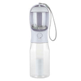 Petra store portable pet water bottle with built-in bowl and wrist strap for easy hydration on the go