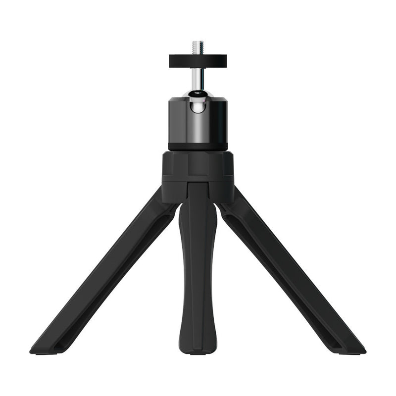 Petra store black portable phone tripod with adjustable mount and foldable legs for easy transport