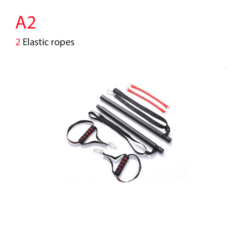 Portable home gym equipment with elastic ropes and handles from Petra store for fitness and wellness