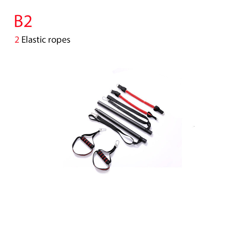 Portable home gym equipment from Petra store featuring elastic ropes and handles for versatile workouts