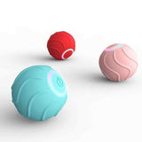 Petra store interactive Jumping Ball For Kittens silicone textured LED toy in blue red and pink