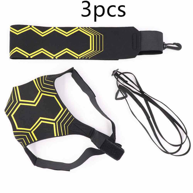 Petra store 3pcs Soccer Training Assistant set with adjustable straps and resistance bands for fitness