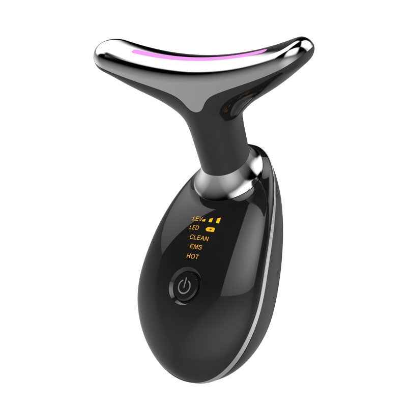 Petra store Thermal Neck Lifting And Massager in black with LED display and power button