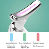Petra store Thermal Neck Lifting And Massager with blue green and red light modes for skin care