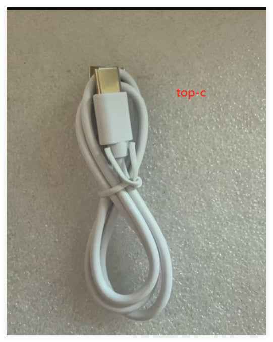 White charging cable for Petra store Thermal Neck Lifting And Massager device