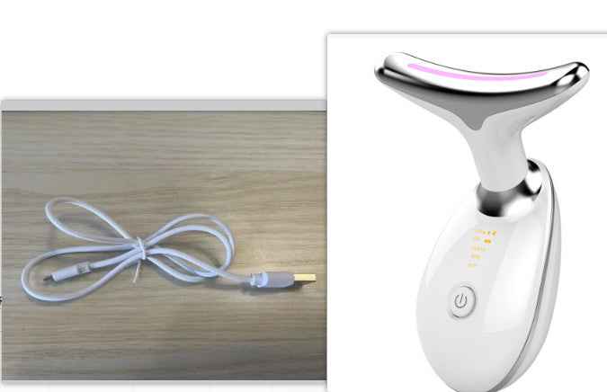 Petra store Thermal Neck Lifting And Massager with ergonomic design and USB charging cable