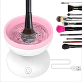 Petra store Makeup Brush Cleaning Machine with USB power and rotating water basin cleaning multiple brushes