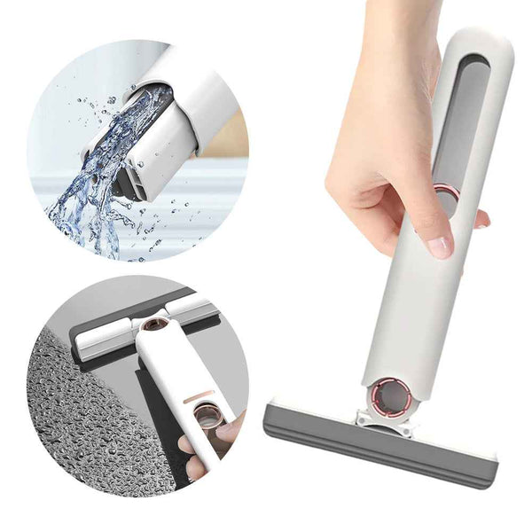 Petra store Mini Cleaning Mop with water flow feature and ergonomic handle for easy floor cleaning