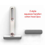 Petra store Mini Cleaning Mop with squeeze handle and two cotton heads for effective cleaning