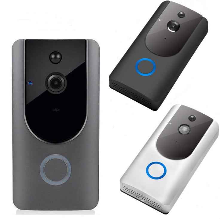 Petra store WiFi Video Doorbell Camera in black and white with motion sensor and night vision