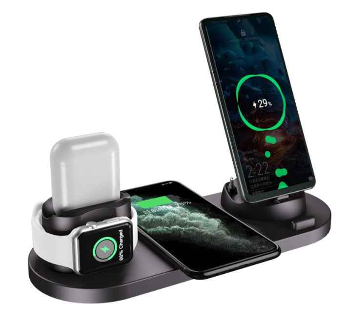 Petra store wireless charger for smartphones with charging dock for smartwatch earbuds and phone