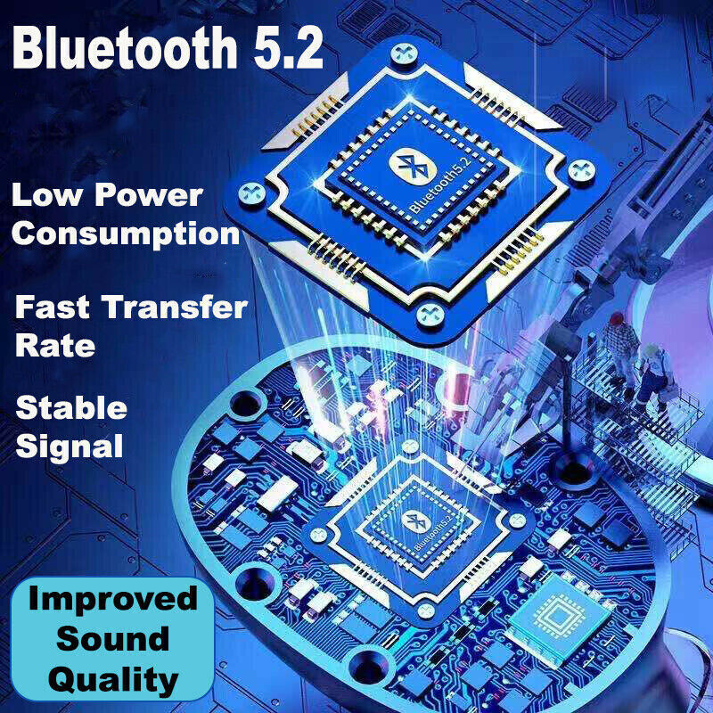 Petra Store Wireless Waterproof Earbuds for Ultimate HiFi Bass Sound Experience