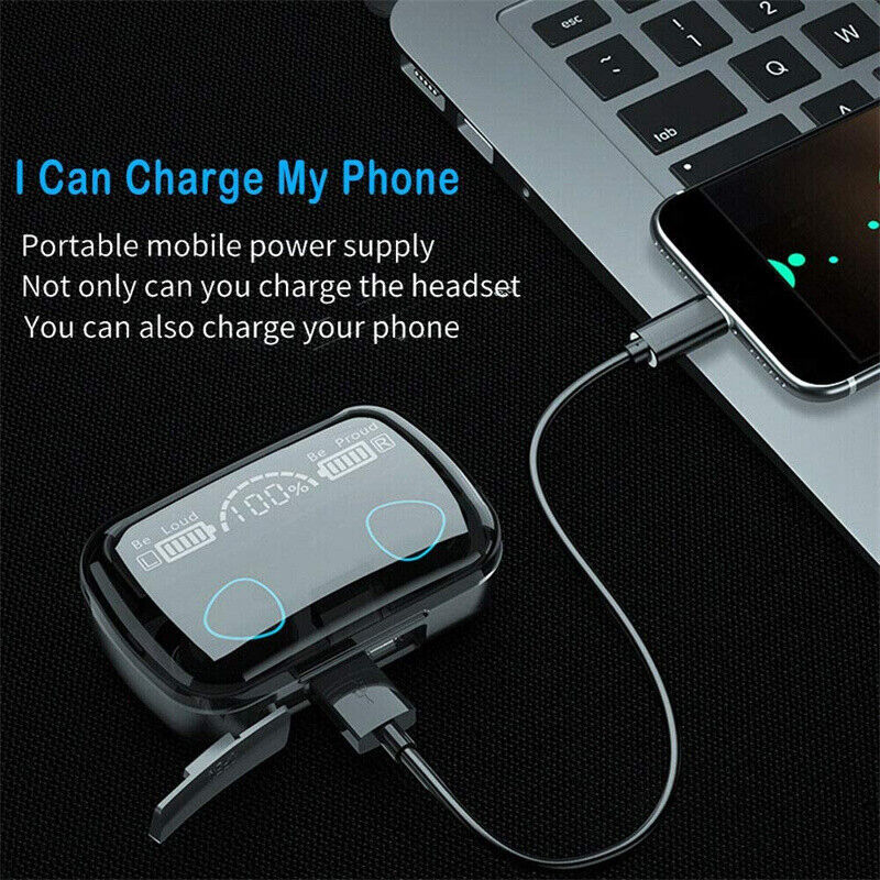 Petra Store Wireless Waterproof Earbuds for Ultimate HiFi Bass Sound Experience