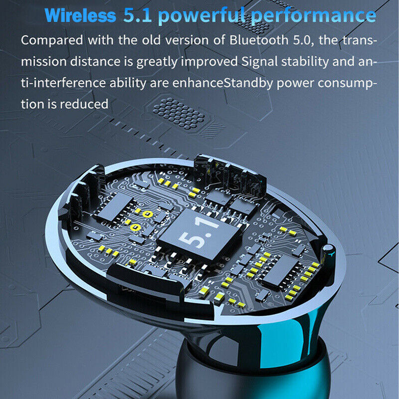 Petra Store Wireless Waterproof Earbuds for Ultimate HiFi Bass Sound Experience